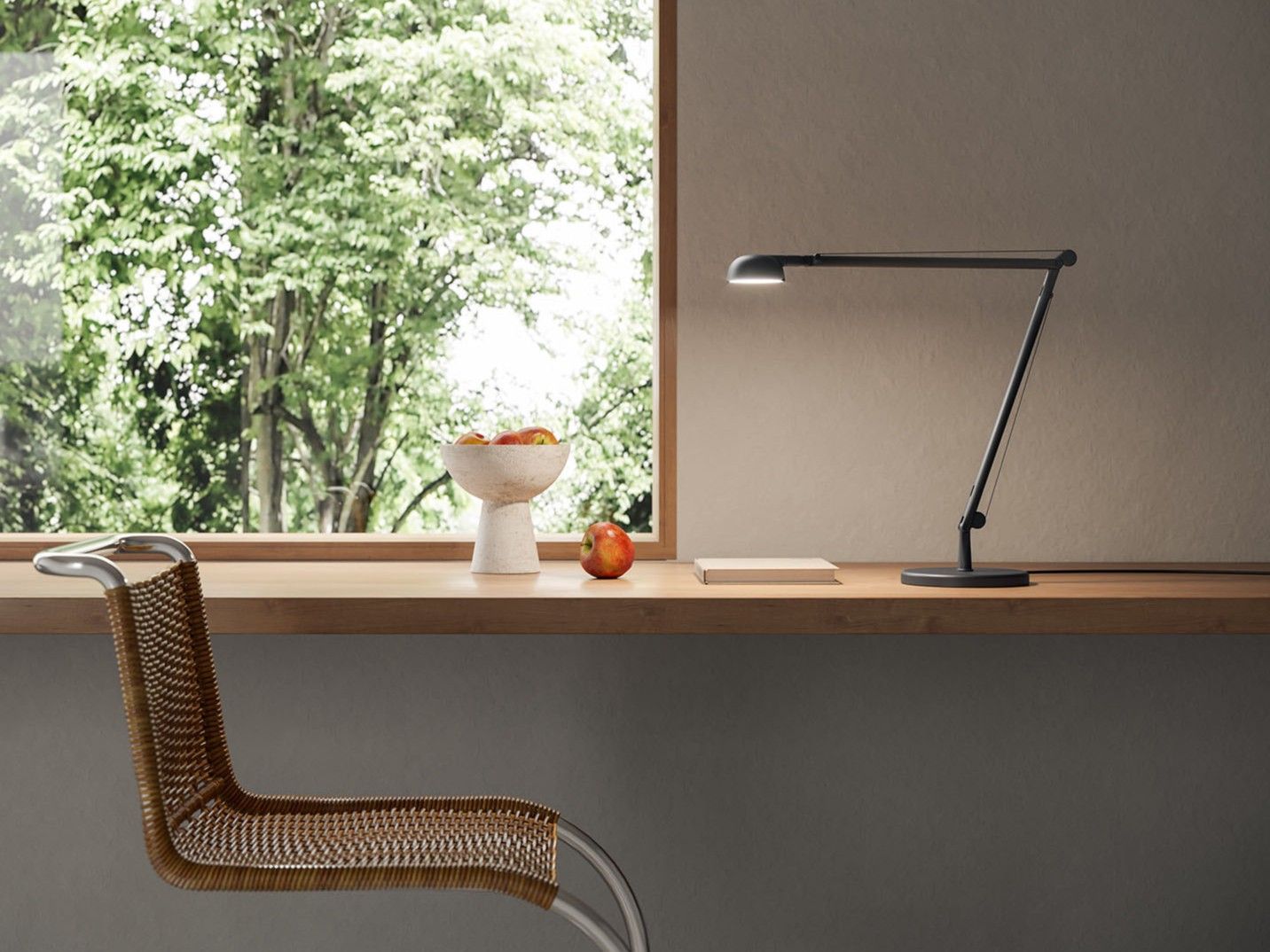 Литой алюминиевый светодиодный настольный светильник с диммером Panzeri Opuntia ARCH-00083794 - Вид №7