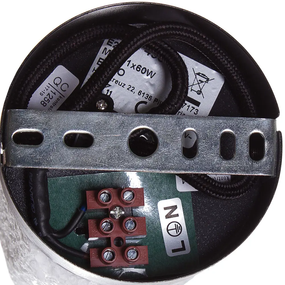 Подвесной светильник Eglo Truro-2 1хE27x60 Вт серебро/патина STLM-2083553 - Вид №3