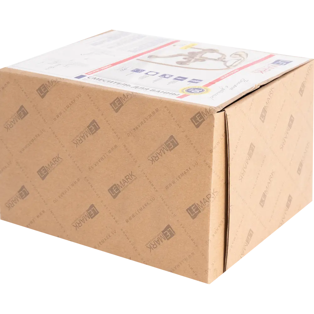 Смеситель для ванны и душа Lemark Jasmin LR6614B двухвентильный цвет бронза STLM-2191290 - Вид №5