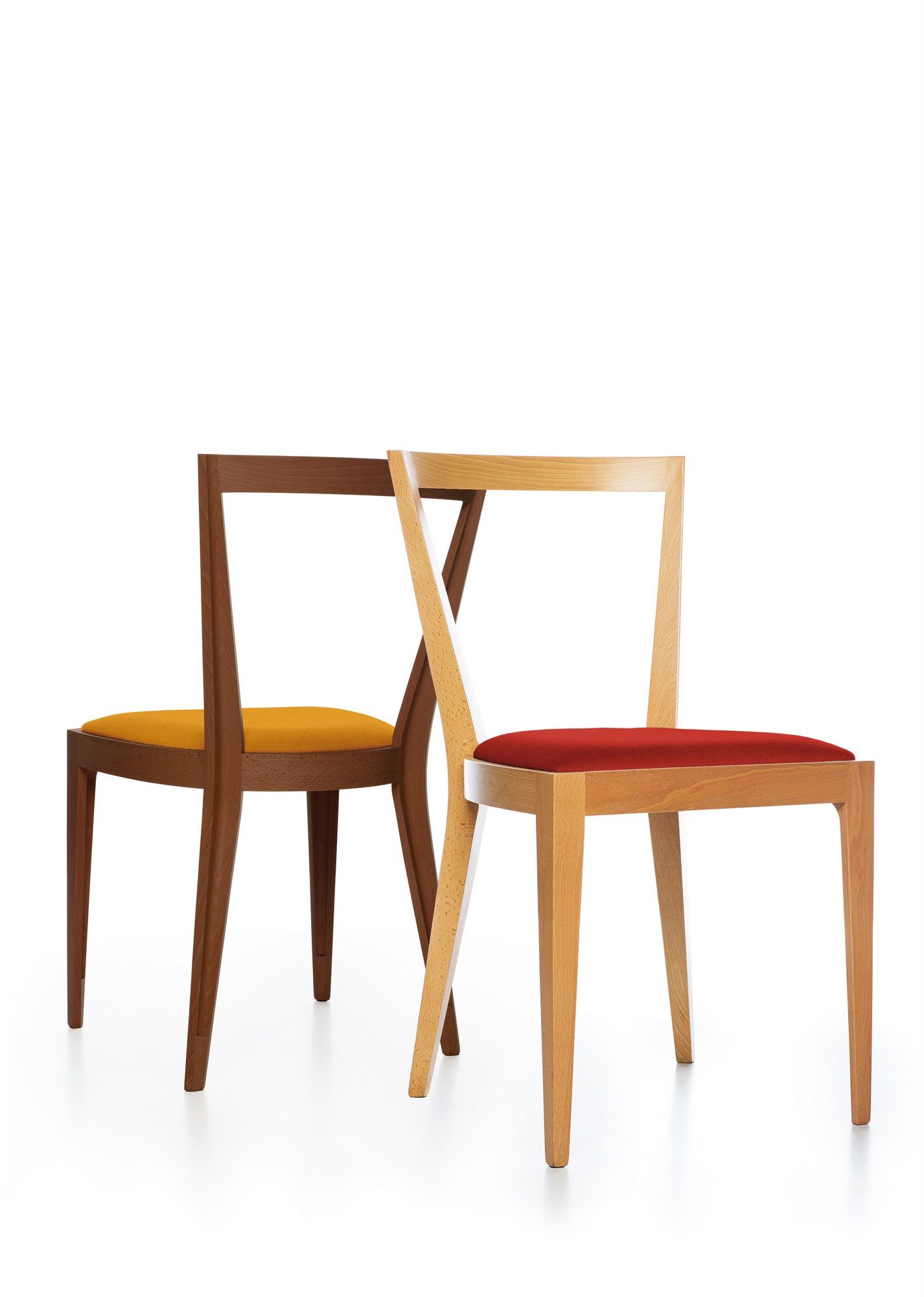 Стул из бука с мягким сиденьем BBB PONTI 940 ARCH-00015777 - Вид №3