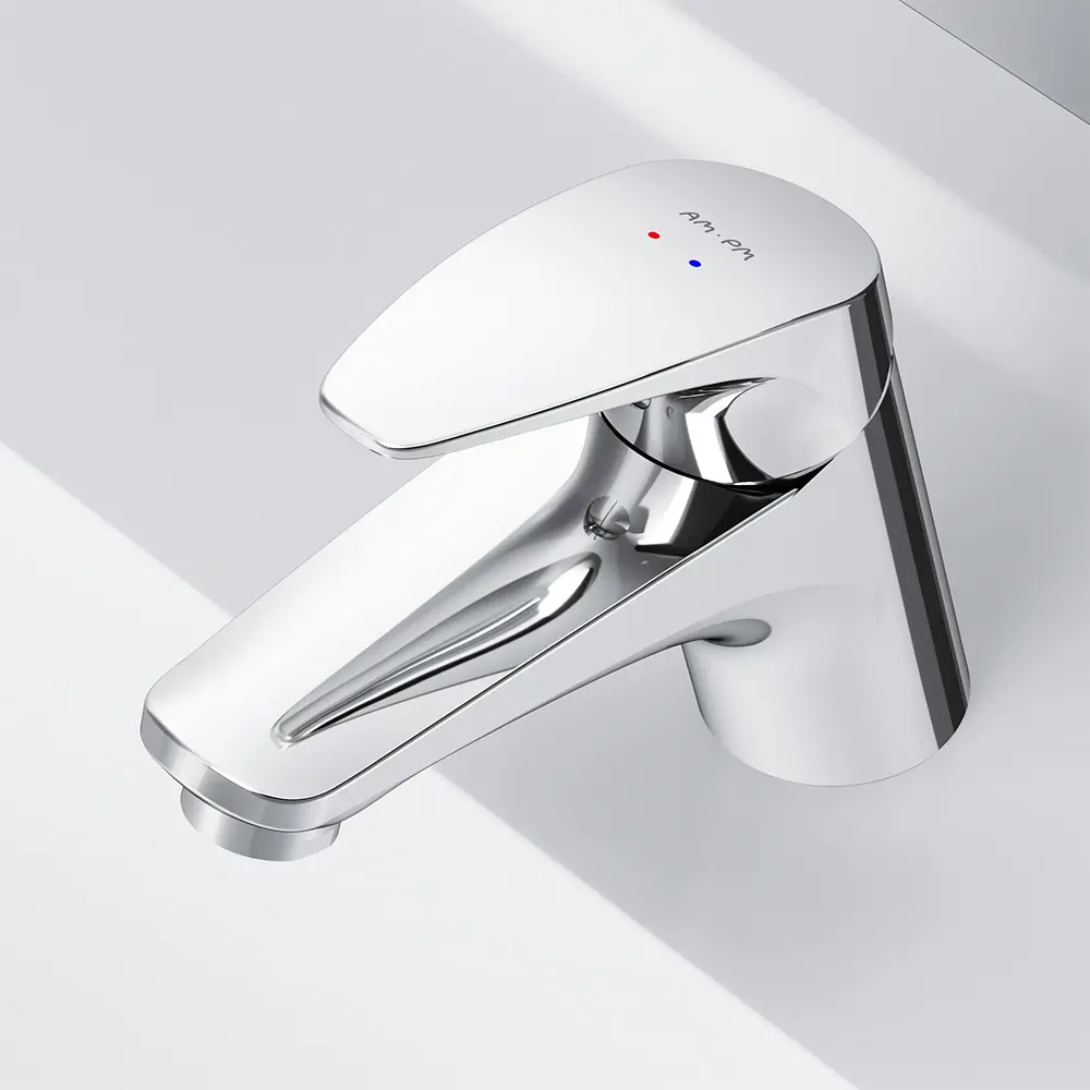 Смеситель для раковины AM.PM Fresh F9B02100 однорычажный цвет хром STLM-2108680 - Вид №4