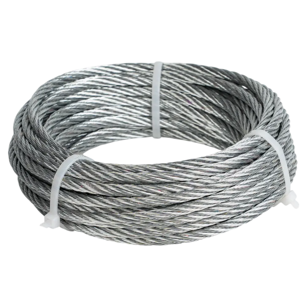 Стальной трос Tech-Krep оцинкованный 6 мм для надежного крепления 89391082 STLM-1565293 - Вид №1