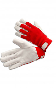 60494 Перчатки комбинированные с кожей облегчённые  Средства защиты рук  размер