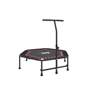 Батут без защитной сетки Unix line fitness 125 см 124 см розовый