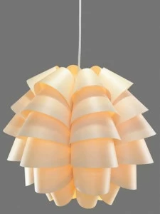 SENCE Светодиодный подвесной светильник ручной работы из фанерованного дерева Furu6