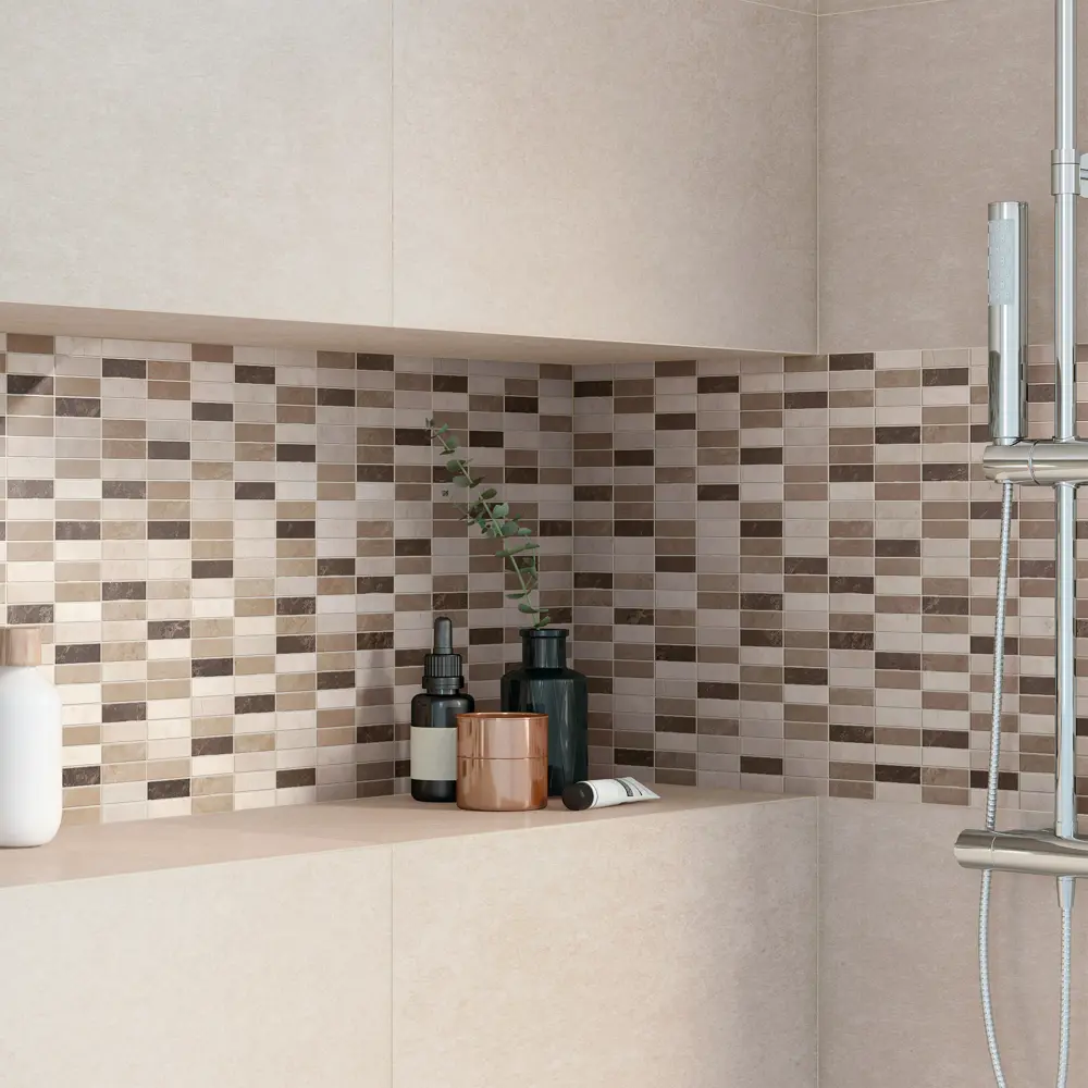 Мозаика мраморная Artens Stripes 30.5x29.8 см цвет коричневый STLM-2158919 - Вид №8