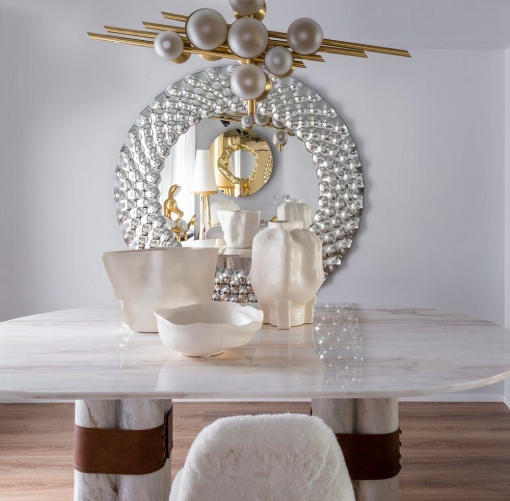 Овальный стол из мрамора Estremoz DOVAIN STUDIO ARCH-00131525 - Вид №1