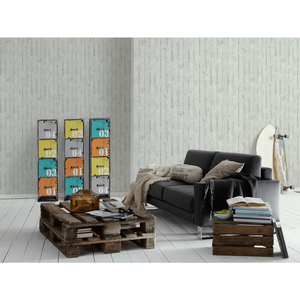 Обои флизелиновые A.S. Creation Woodn Stone бежевые 0.53 м 713711 Wood'n'stone STLM-2170724 - Вид №2