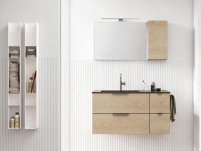 Деревянный умывальник с зеркалом ARCOM Поллок ARCH-00144222