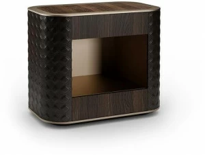 Reflex Прямоугольная прикроватная тумбочка из лакированной древесины с ящиками San marco