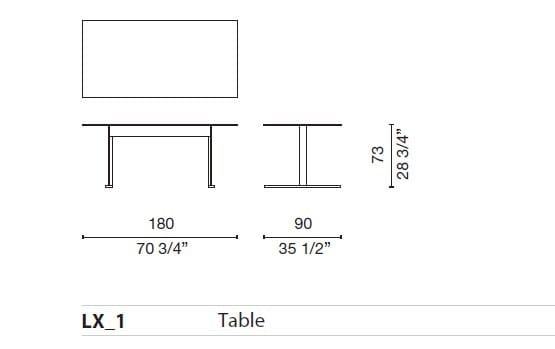 Стол CAPPELLINI Луксор ARCH-00095384 - Вид №3