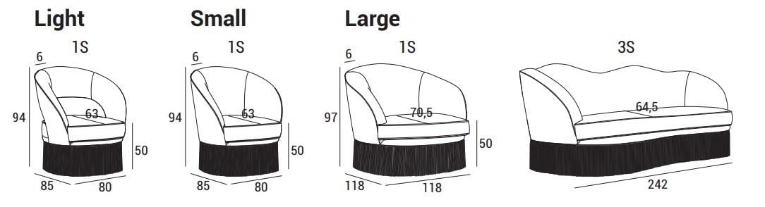 Кожаное кресло с подлокотниками Domingo Salotti Dione ARCH-00143708 - Вид №4