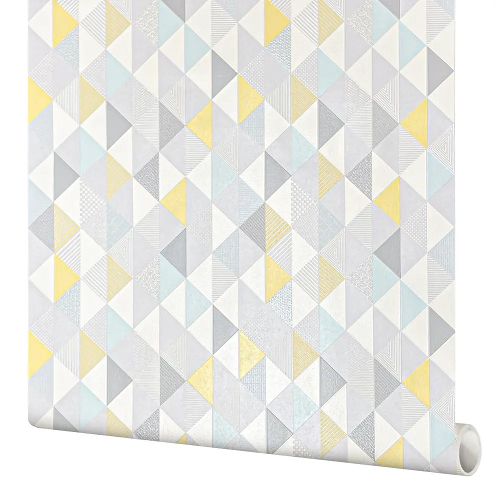 Обои виниловые Vilia Арлекино желтые 0.53 м 1541-81 STLM-2189914