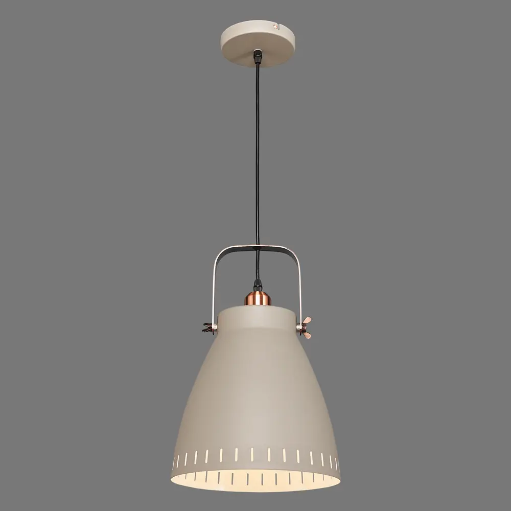 Светильник подвесной New York PL-428L, 1xE27x60 Вт, 3 м², цвет серый CAMELION STLM-2039625 - Вид №2