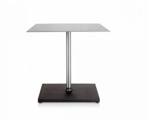 Emeco Квадратный алюминиевый стол Emeco café table