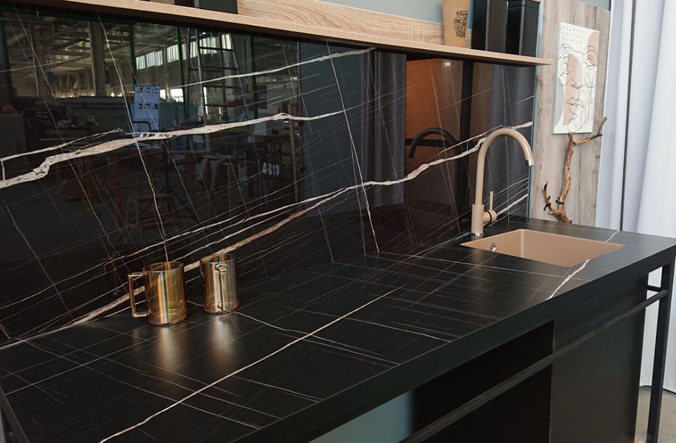 Столешницы для кухни - Мрамор Нуар LIGRON LIST357 2109 - Вид №26