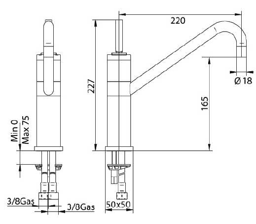 177220PN00 Смеситель Bandini Free Santreyd - Вид №1