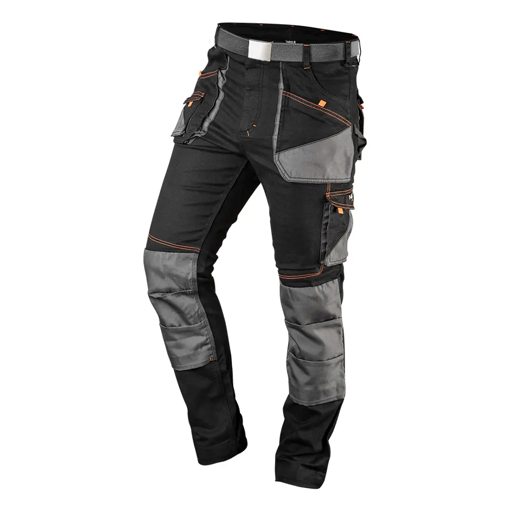 Брюки рабочие Neo Tools HD Slim черные/серые размер XXXL рост 190-193 83304017 STLM-2195181 