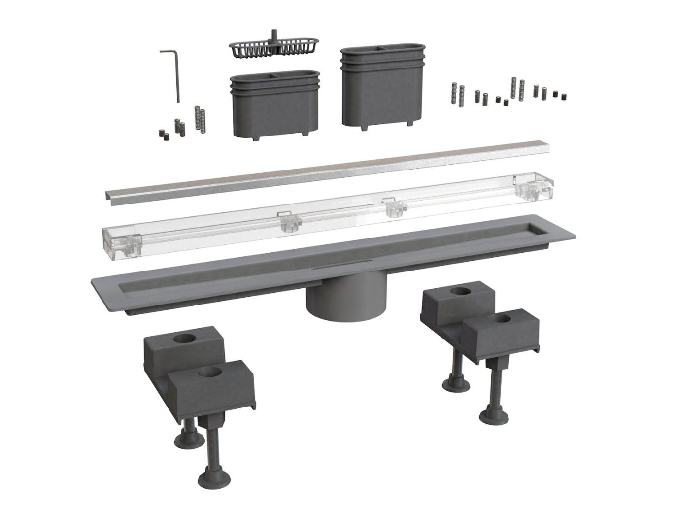 Слив для душа из нержавеющей стали Bonomini Canalissima ARCH-00135293