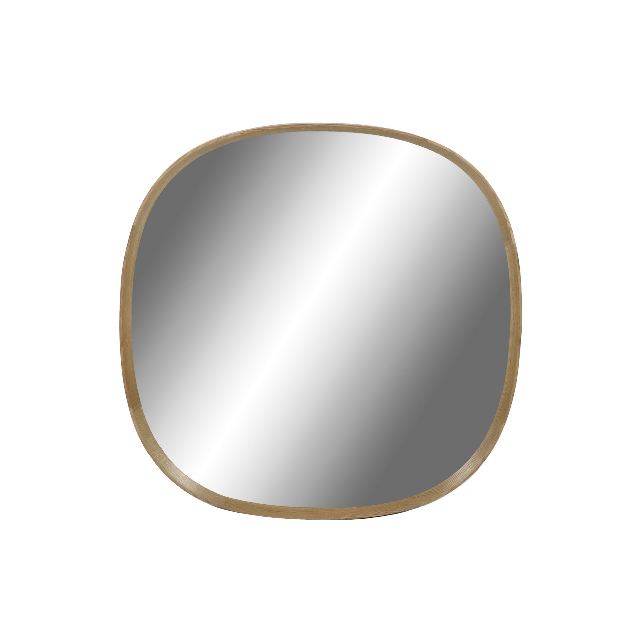 Квадратное зеркало из дуба с рамкой POMAX QUERCUS ARCH-00100390 - Вид №1