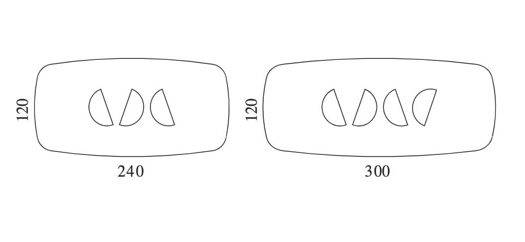 Прямоугольный стол с керамическим верхом King EFORMA Plai ARCH-00138349 - Вид №2