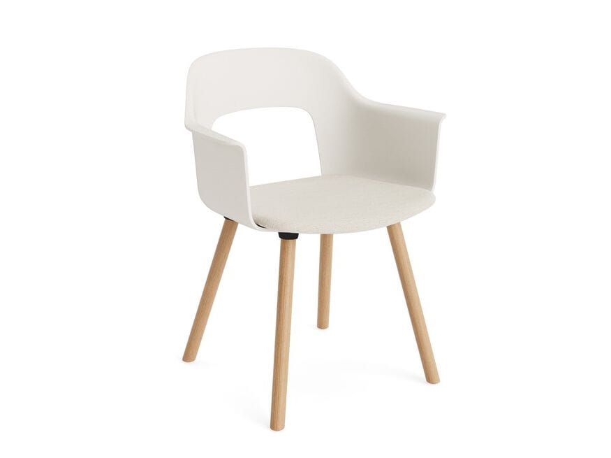 Стул с мягким сиденьем с подлокотниками Hay макет ARCH-00123440