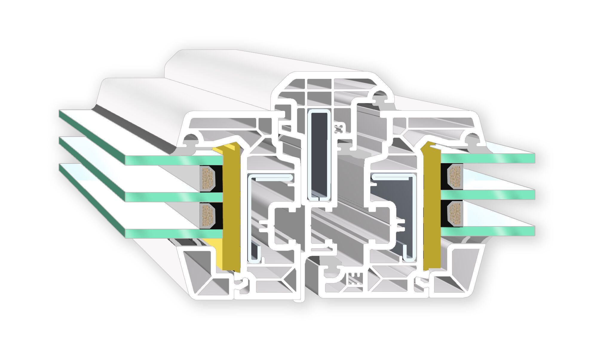 ПВХ створки окна Veka SOFTLINE 82 ARCH-00149520 - Вид №8