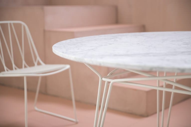 Мраморный круглый садовый стол SP01 PARISI ARCH-00092301 - Вид №9