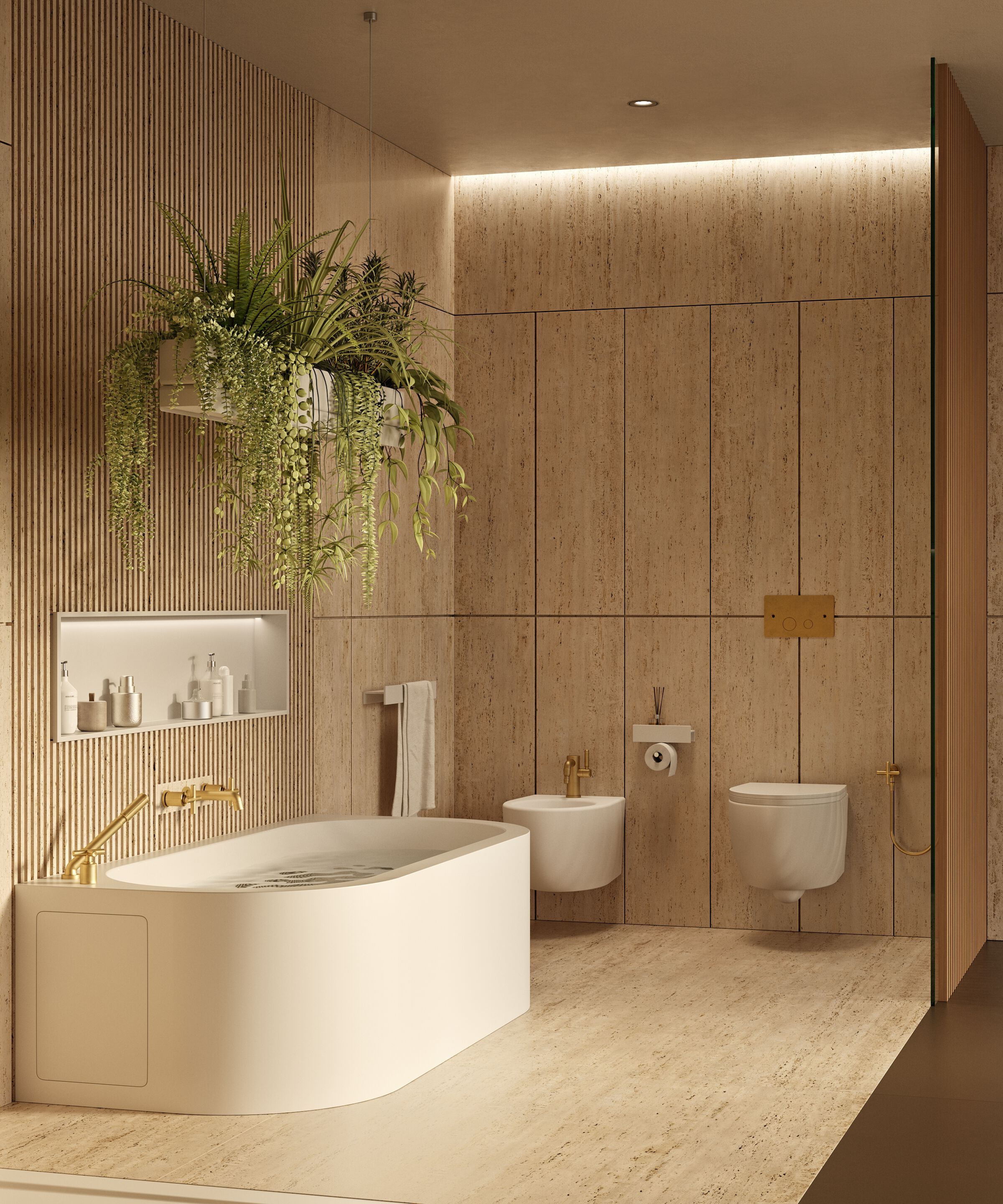 Ванна Corian® MOMA Design SAPPHIRE WALL ARCH-00028928 - Вид №3