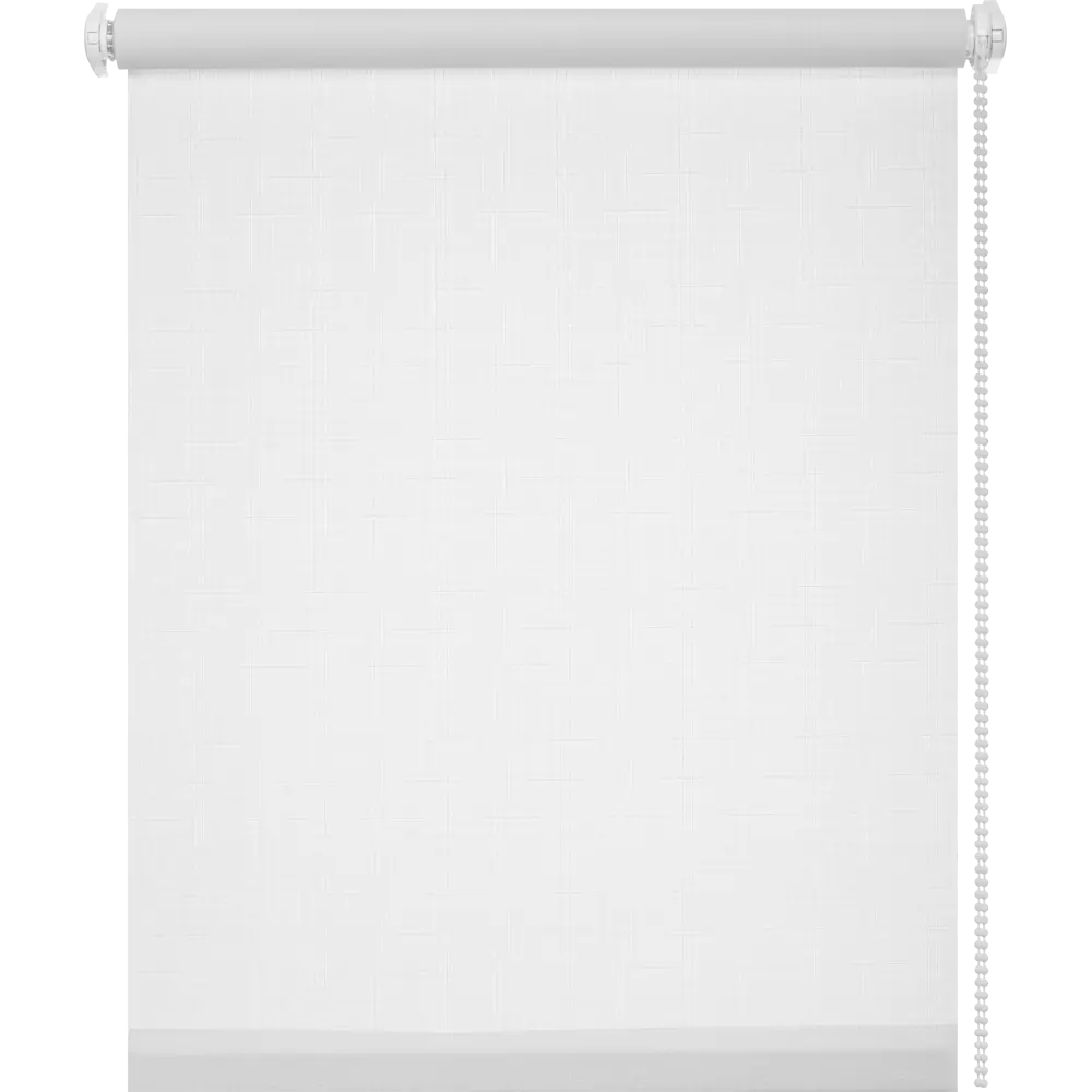 Штора рулонная Inspire Шантунг 100x160 см белая STLM-2104347 - Вид №1