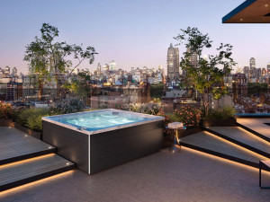 Мини-бассейн на 5-6 мест с гидромассажем