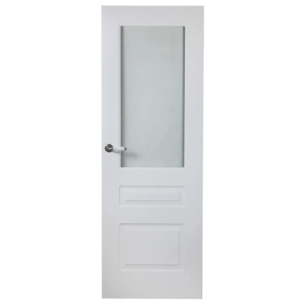 Дверь межкомнатная остеклённая Роялти 70x200 см цвет белый BELWOODDOORS STLM-2068423