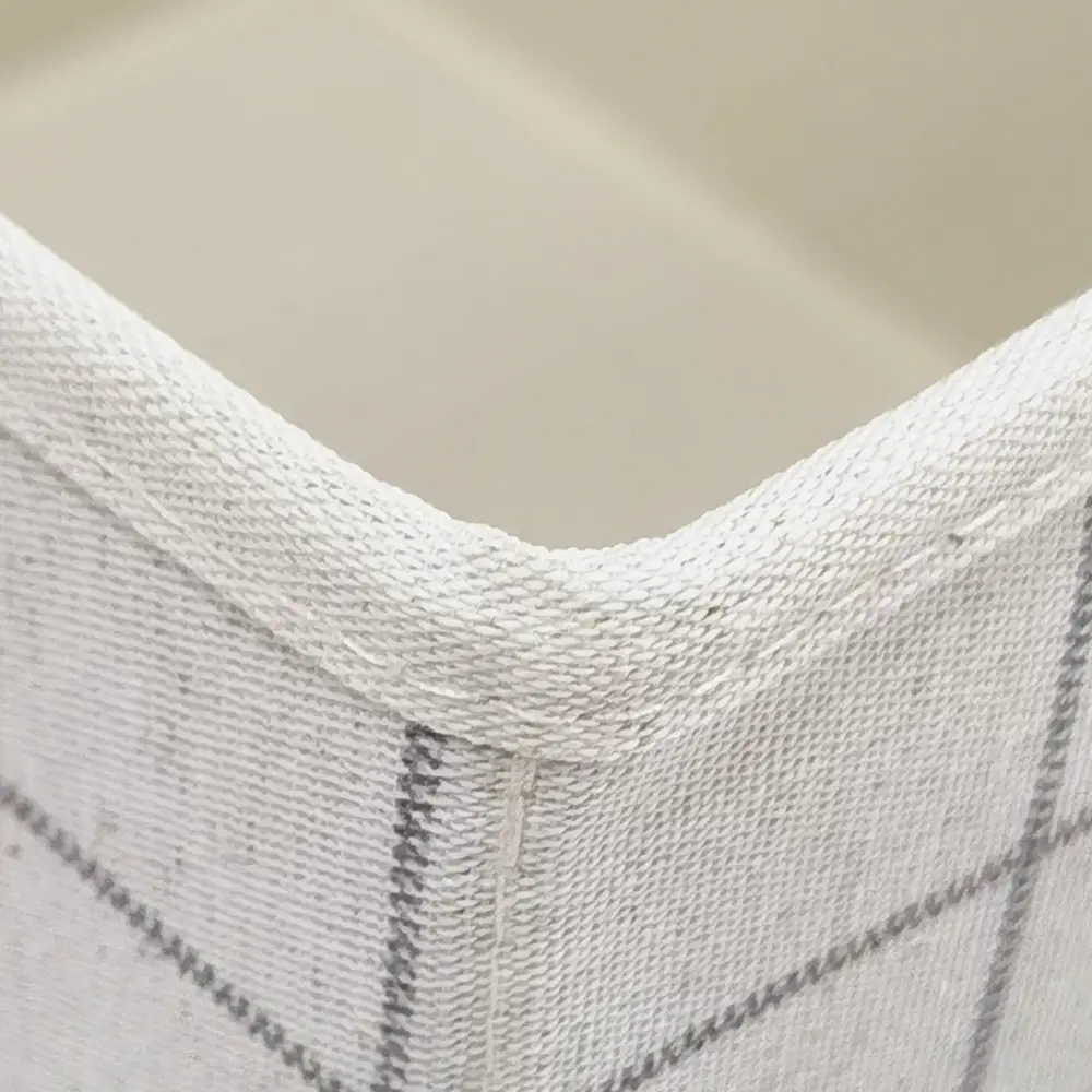 Коробка для хранения без крышки KONSENSA 17.5x38.5x16 см полиэстер цвет белый STLM-2121095 - Вид №3