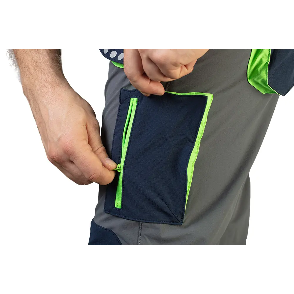 Брюки рабочие Neo Tools Premium серые/темно-синие/зеленые размер M рост 178-181 STLM-2015749 - Вид №2