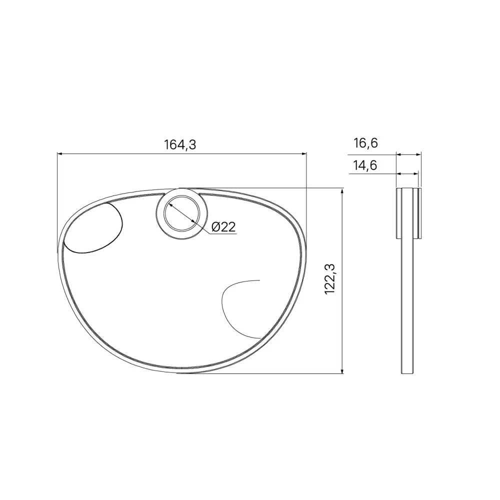 Мыльница для душевой штанги Iddis Agua AGUPM0i17 пластик цвет черный матовый STLM-2018838 - Вид №4
