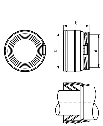 7460050 BIS Mengering® Fix для труб walraven  - Вид №1