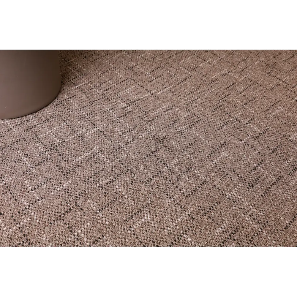 Ковровое покрытие РОЯЛТАФТ Shtrih SC с графическим рельефом, коричневый 85831549 STLM-0065552 - Вид №4