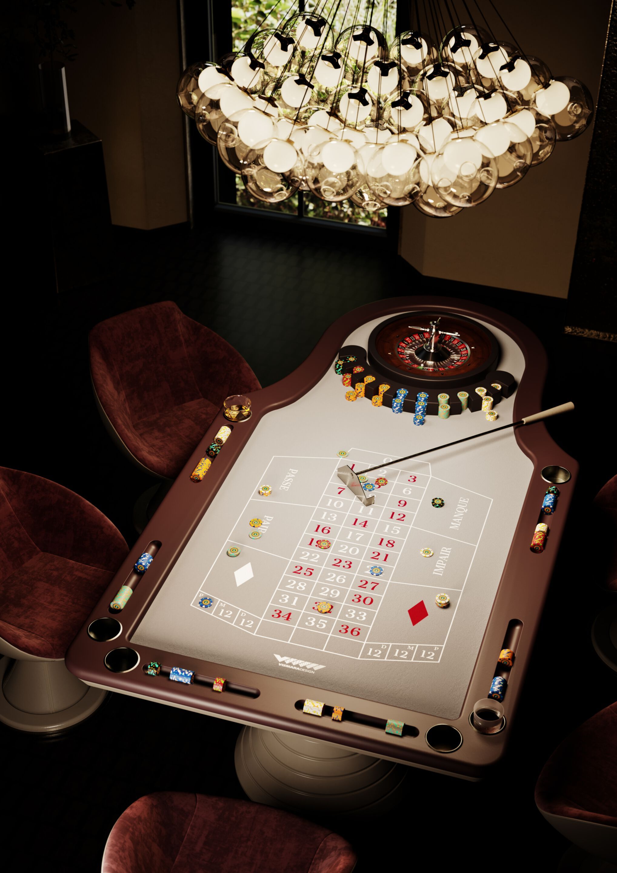 Стол для рулетки Vismara Design MONTECARLO ARCH-00068774 - Вид №1