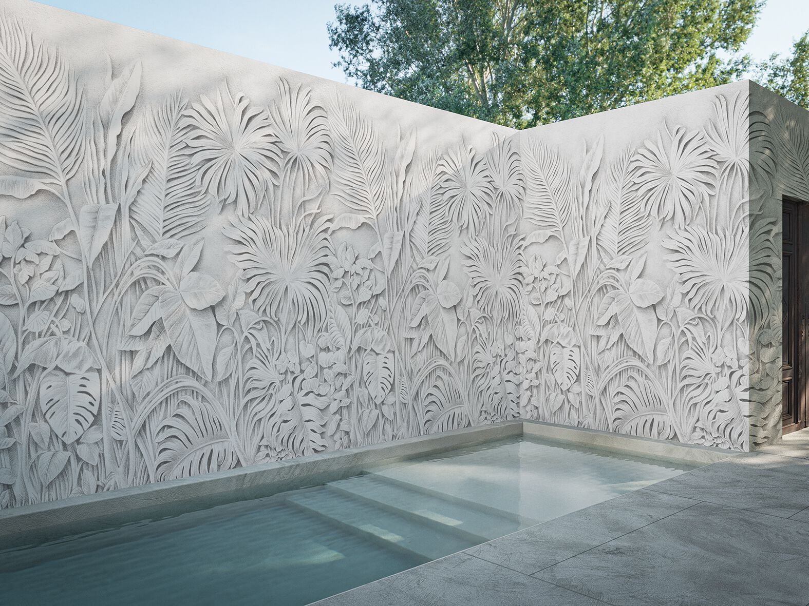 Carta da parati PVC free, eco-friendly, lavabile WallPepper TANGLED JUNGLE ARCH-00045679