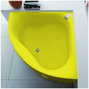 Ванна Gruppo tressee Slide V0441-Z жёлтая угловая большая