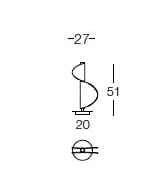 Регулируемая кожаная настольная лампа Dema Spin ARCH-00096696 - Вид №3