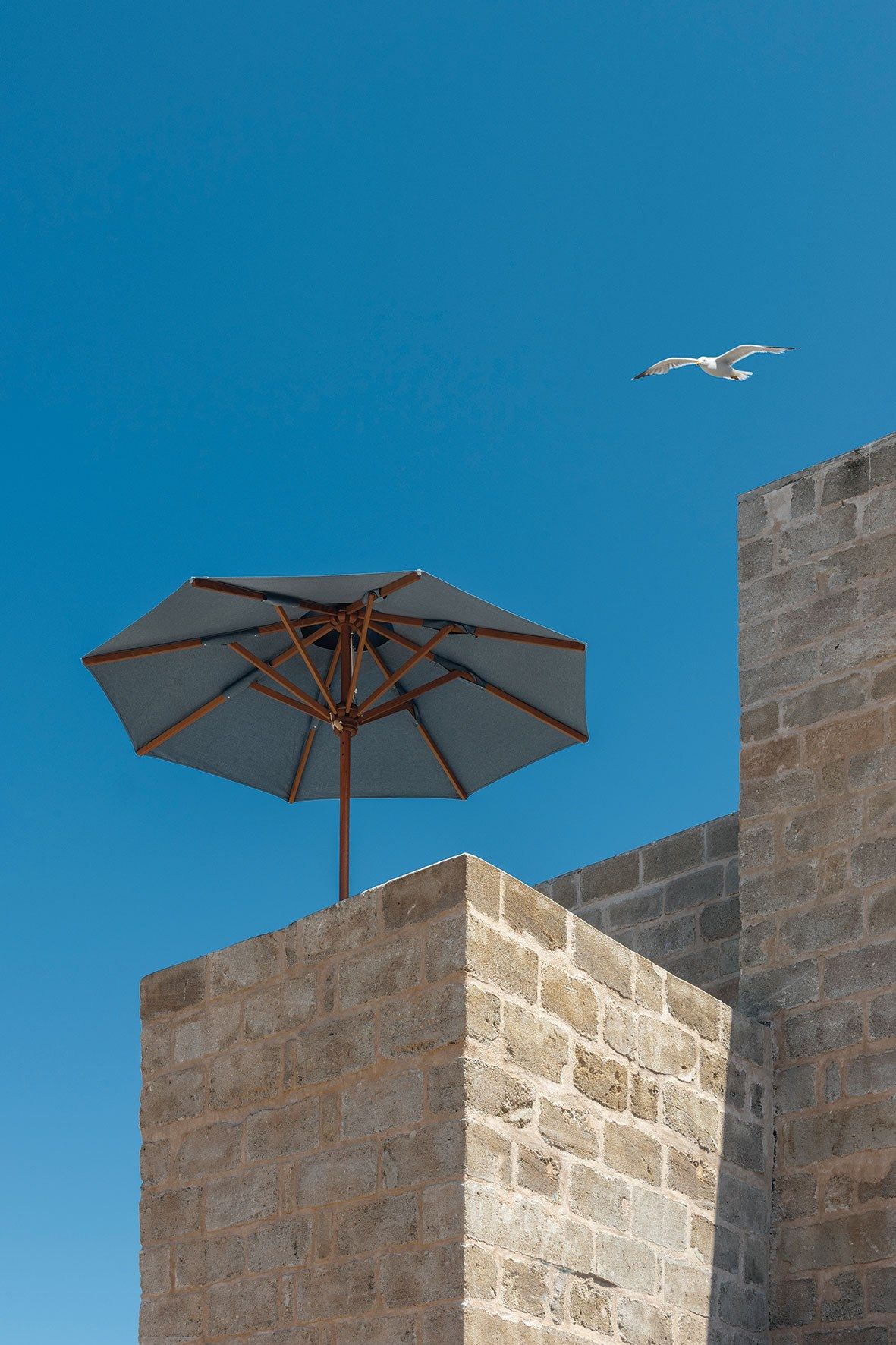 Круглый зонтик из акриловой ткани Ethimo ARCH-00120662 - Вид №4