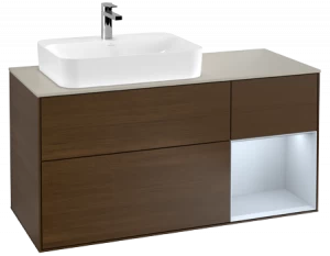 Villeroy&Boch Тумба под раковину Прямоугольная версия F403HAGN Finion Walnut Veneer