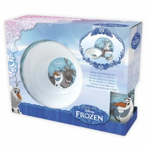 Набор детской керамической посуды в подарочной упаковке "Холодное сердце. Олаф и Свен", 3 предмета STOR ХОЛОДНОЕ СЕРДЦЕ 335873 Белый;голубой