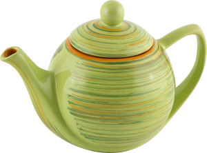 91114361 Заварочный чайник 1200 мл Элегант керамика цвет зеленый STLM-0491247 БОРИСОВСКАЯ КЕРАМИКА