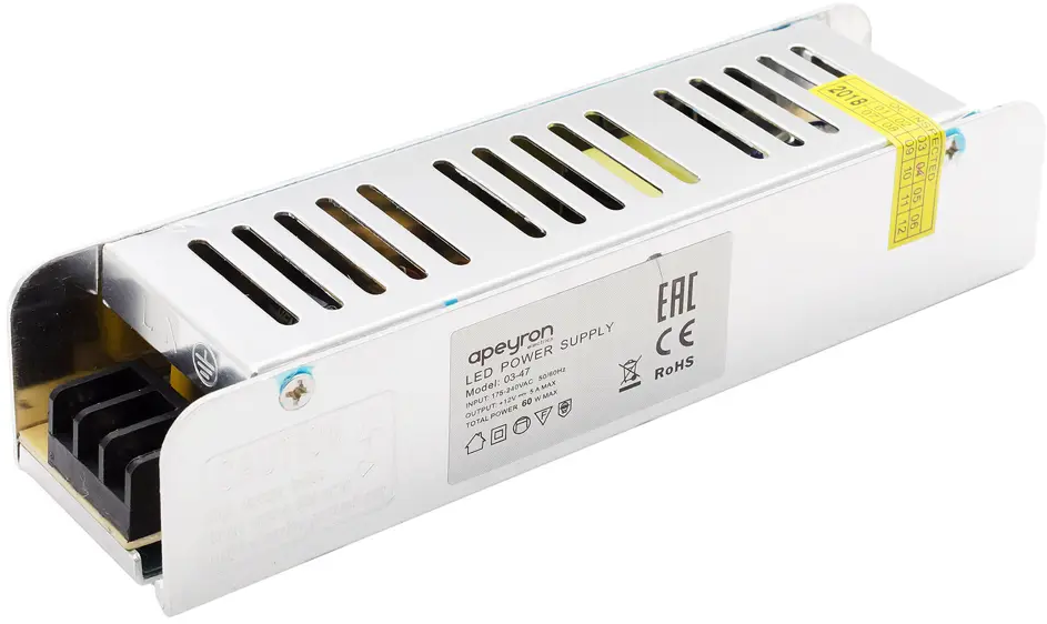 APEYRON Блок питания 60Вт 12В для светодиодного освещения 13576738
