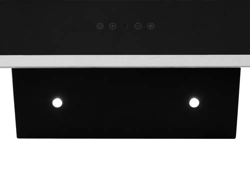 1115528 Вытяжка наклонная Simfer 8658SM черный STDN-0032666 - Вид №3