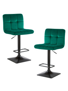 90559213 Набор барных стульев 2 шт Dominic lm-5018 42x115x52 цвет зеленый STLM-0282011 DOBRIN