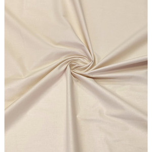 Ткань для шитья постельного белья поплин ширина 220 см цвет бежевый, цена за 1 метр погонный БЕЗ БРЕНДА