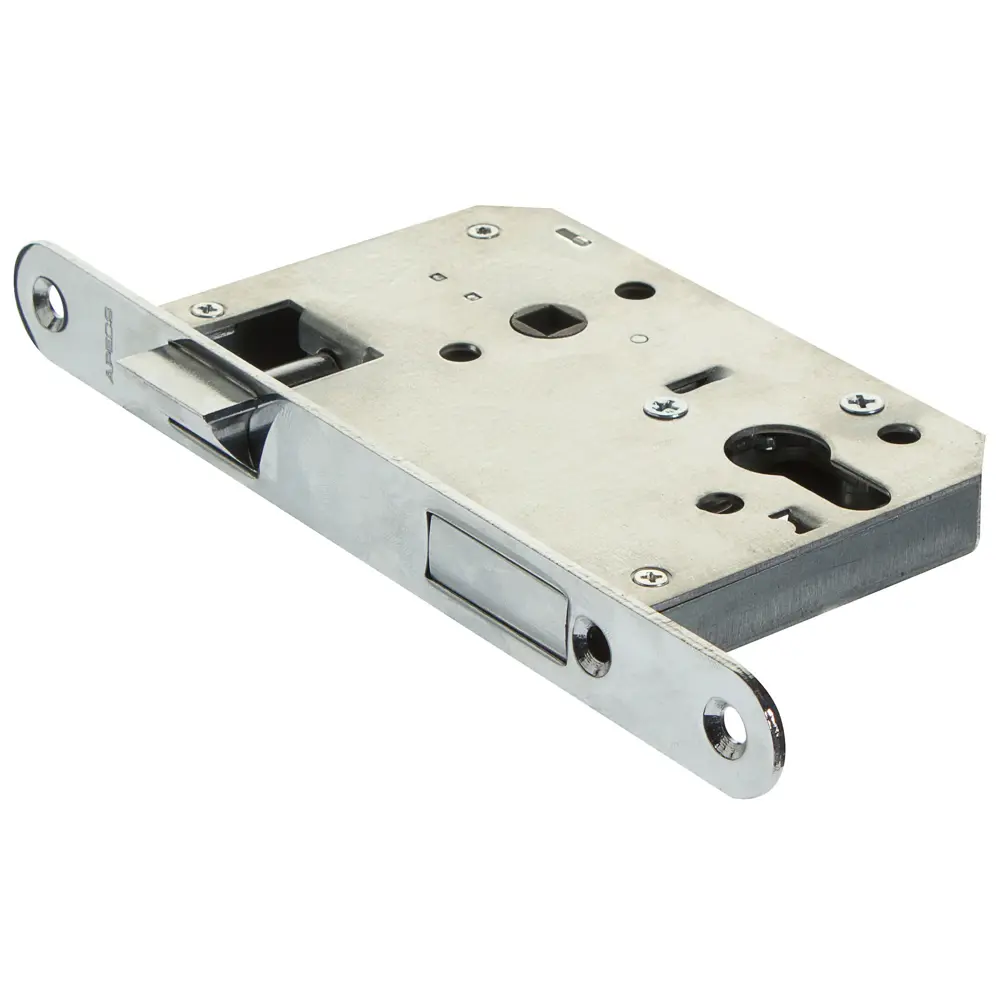 Замок врезной Apecs 1425, с ручками, с ответной планкой, сталь, цвет хром STLM-2080373 - Вид №2